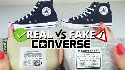 original converse shoes vs fake|converse original check.